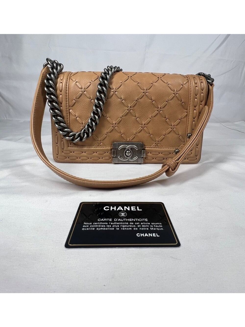 Chanel -Rare Limited Edition- Paris-Dallas Whipstitch Boy Flap Bag SPB-CA 364573